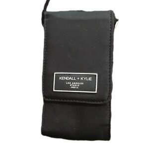 Kendall & Kylie Black Phone Pouch